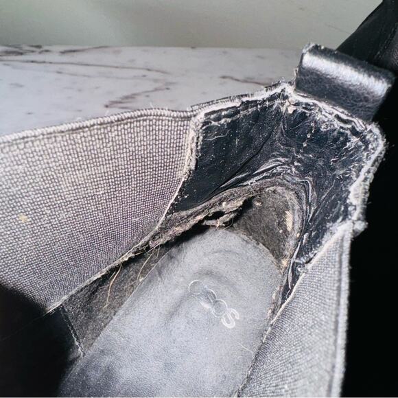 Asos Womens Ankle Chelsea Boots Block Heel Platform Faux leather Black. Womans 6 - Picture 9 of 12